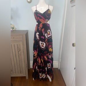 NWT Urban Outfitters Floral Cutout Maxi Dress